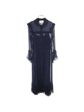 Gucci | Dresses | Gucci White Blue Printed Jersey Front Tie Detail Draped  Dress Xs | Poshmark